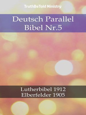 cover image of Deutsch Parallel Bibel Nr.5